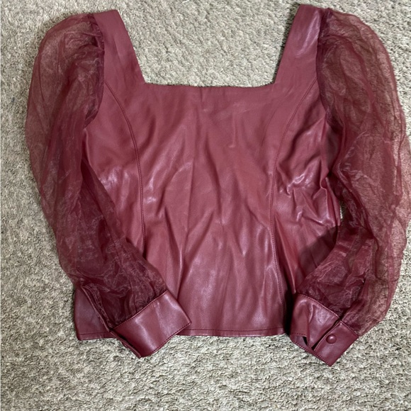 MARC NEW YORK Leather top size Medium - Picture 2 of 3
